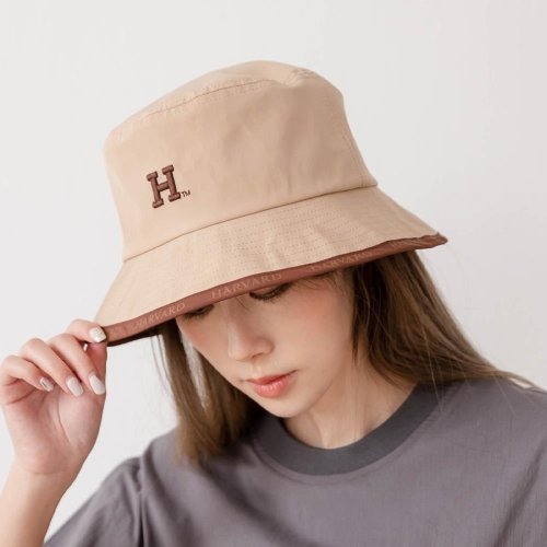 【NCAA】滾邊串標漁夫帽|輕量遮陽 休閒百搭-2色|復古風穿搭・漁夫帽推薦女款・漁夫帽