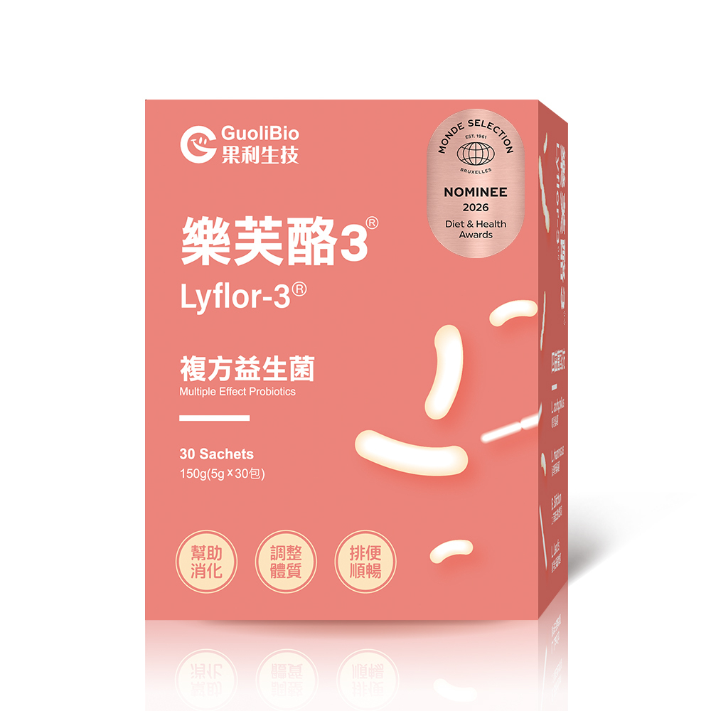 【樂芙酪3 Lyflor3】益生菌粉包 (30包/盒)