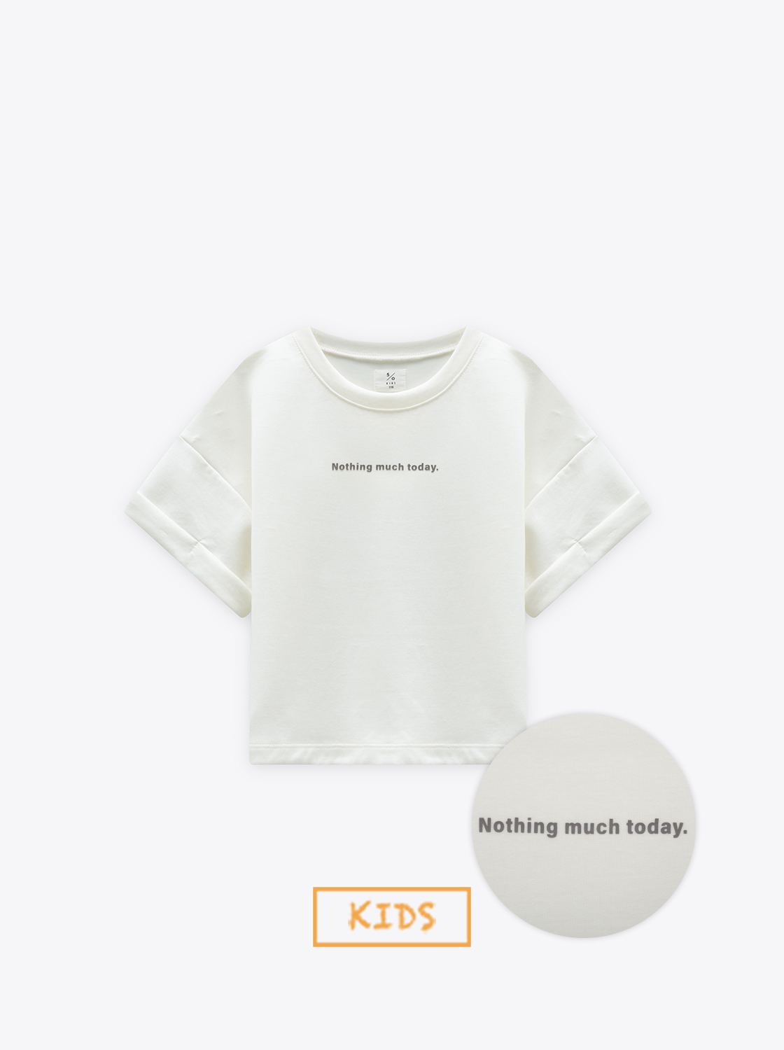 超柔軟麻糬棉印花T恤【童裝】【親子款】