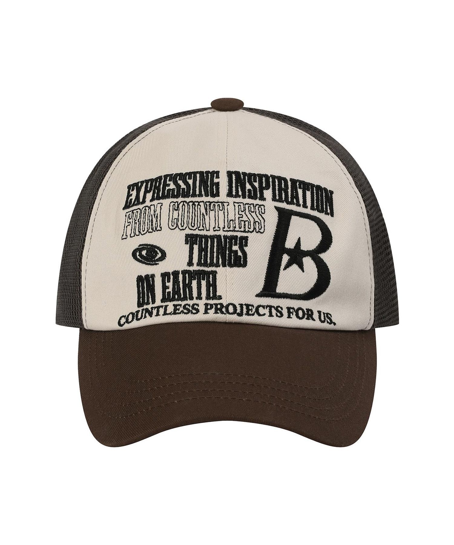 BAUF B Logo 網眼老帽 棕色 BFH-24A-U-BRN-090