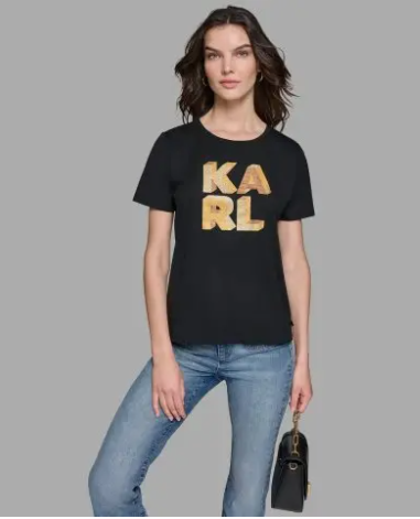 LYS01535 Karl Lagerfeld 立體KARL 短袖Tee