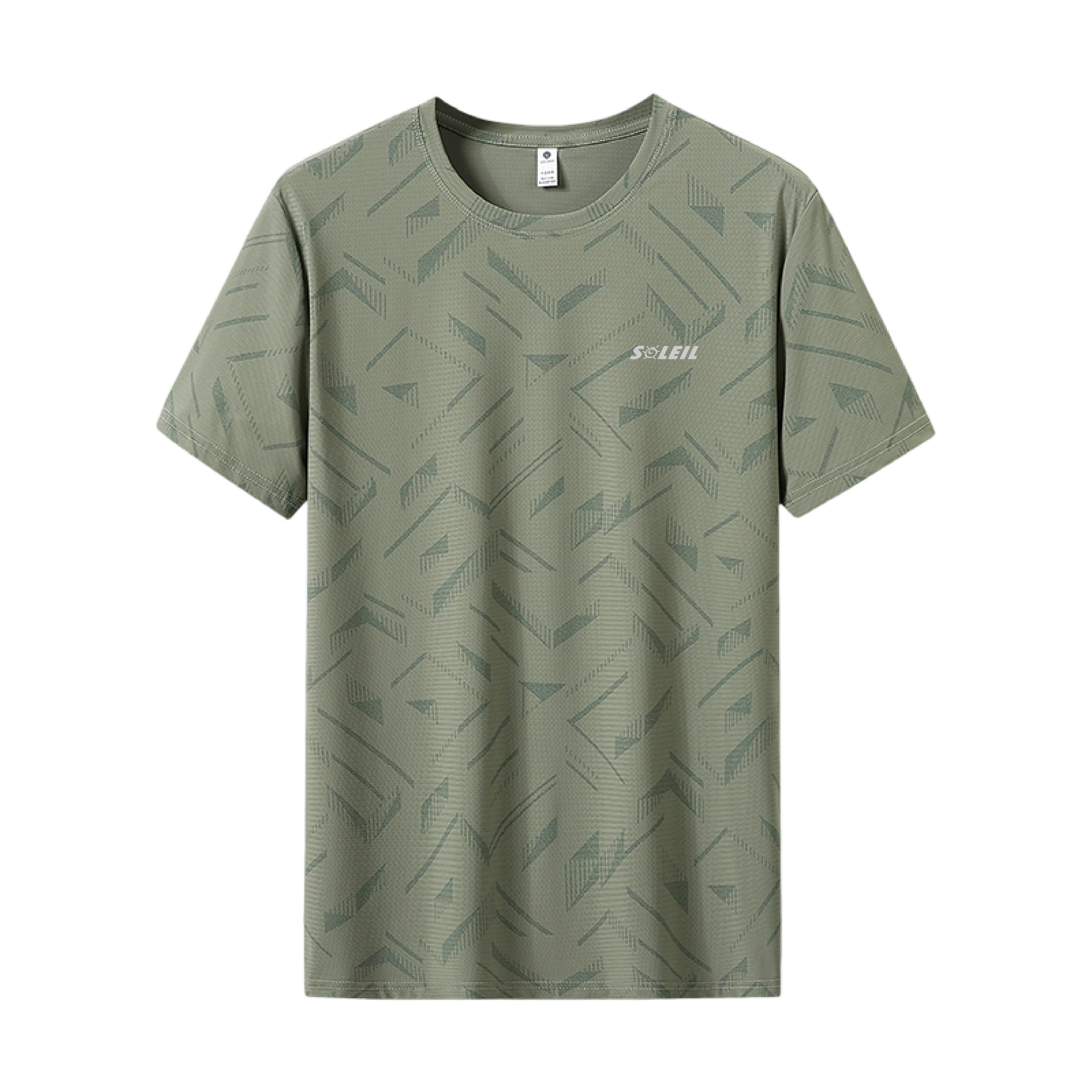 SOLEIL 印花涼感圓領上衣 男款 (3色) 10SL26005A