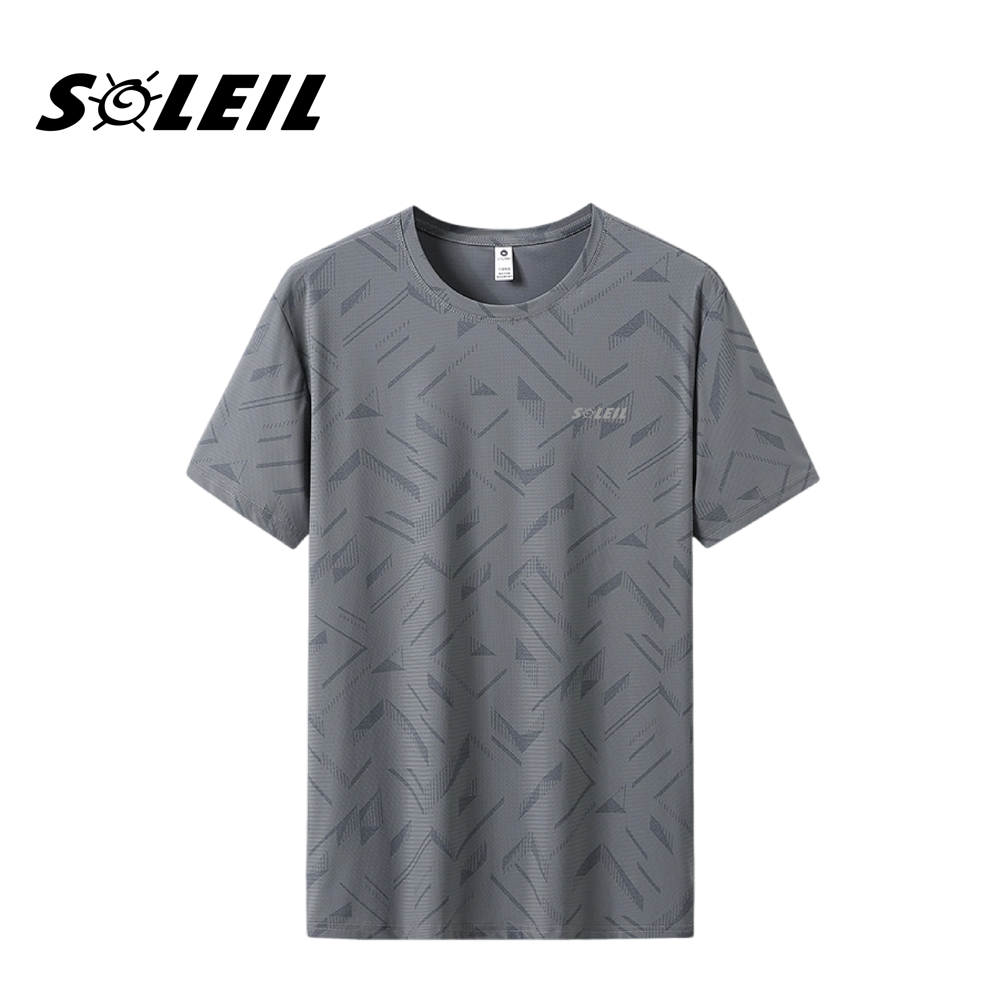 SOLEIL 印花涼感圓領上衣 男款 (3色) 10SL26005A