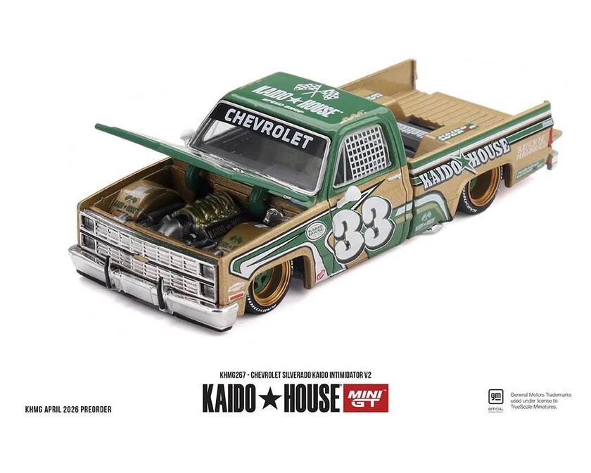 [預訂] Kaidohouse x MINIGT 1/64 雪佛蘭 Chevrolet Silverado KAIDO Intimidator V2