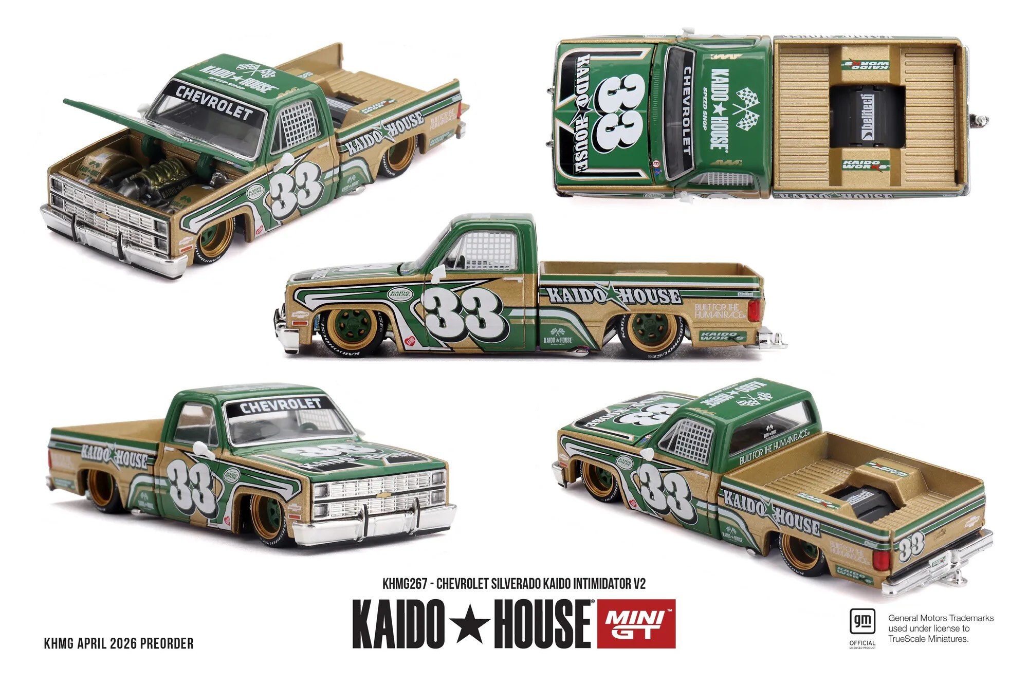 [預訂] Kaidohouse x MINIGT 1/64 雪佛蘭 Chevrolet Silverado KAIDO Intimidator V2