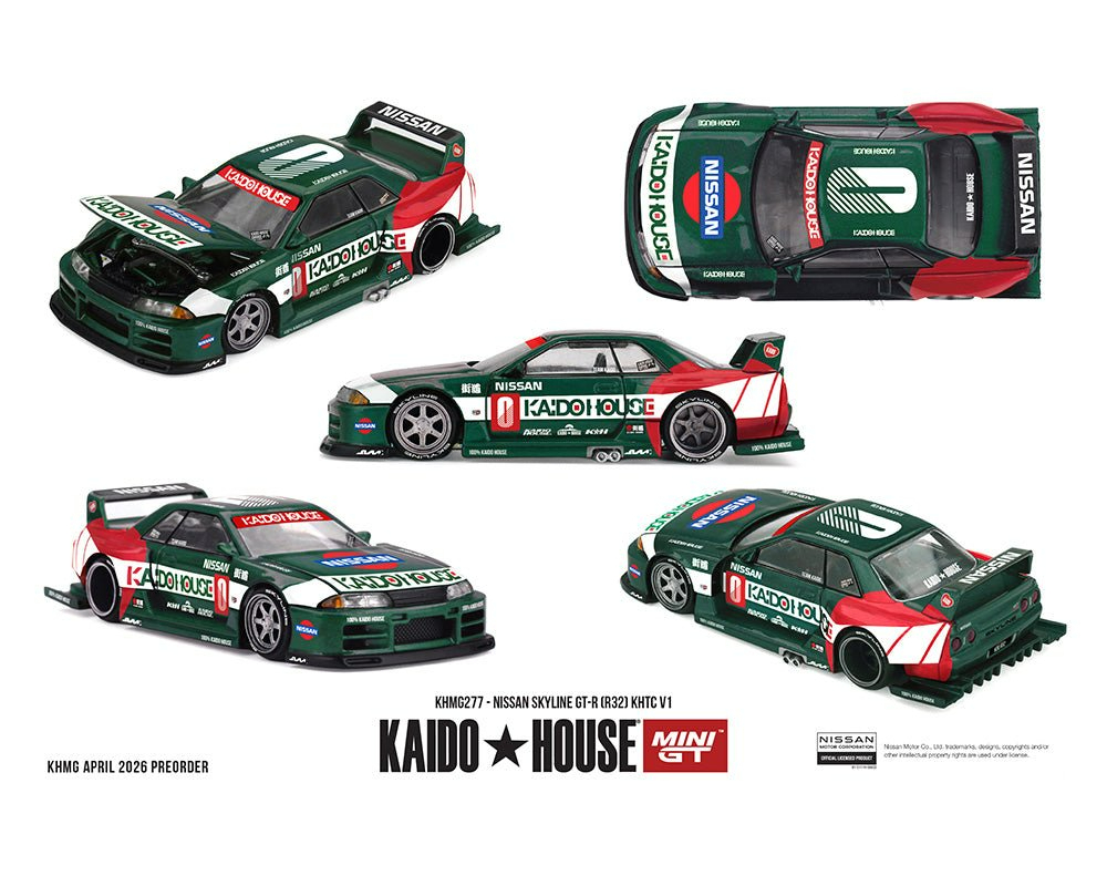 [預訂] Kaidohouse x MINIGT 1/64 日產 Nissan Skyline GT-R (R32) KHTC V1
