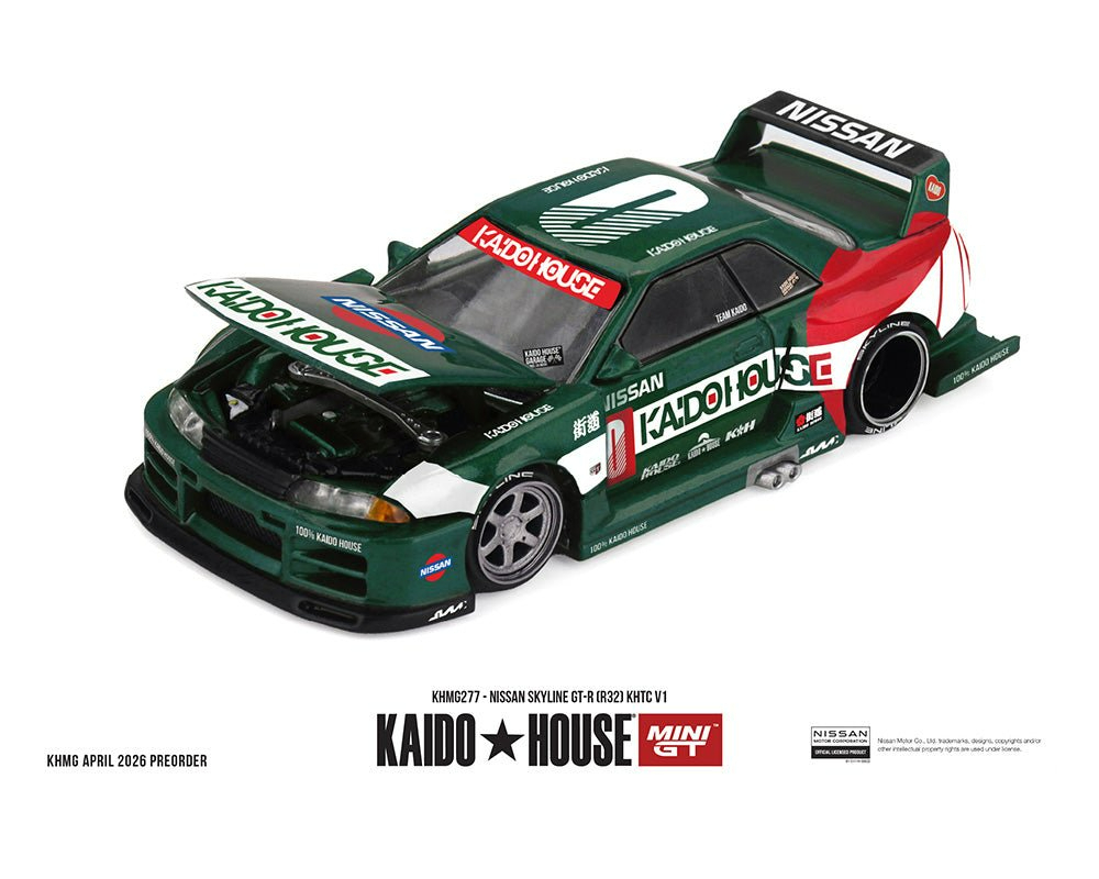 [預訂] Kaidohouse x MINIGT 1/64 日產 Nissan Skyline GT-R (R32) KHTC V1