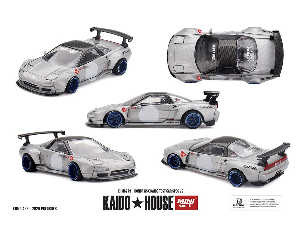[預訂] Kaidohouse x MINIGT 1/64 本田 Honda NSX Kaido Test Car Spec V2