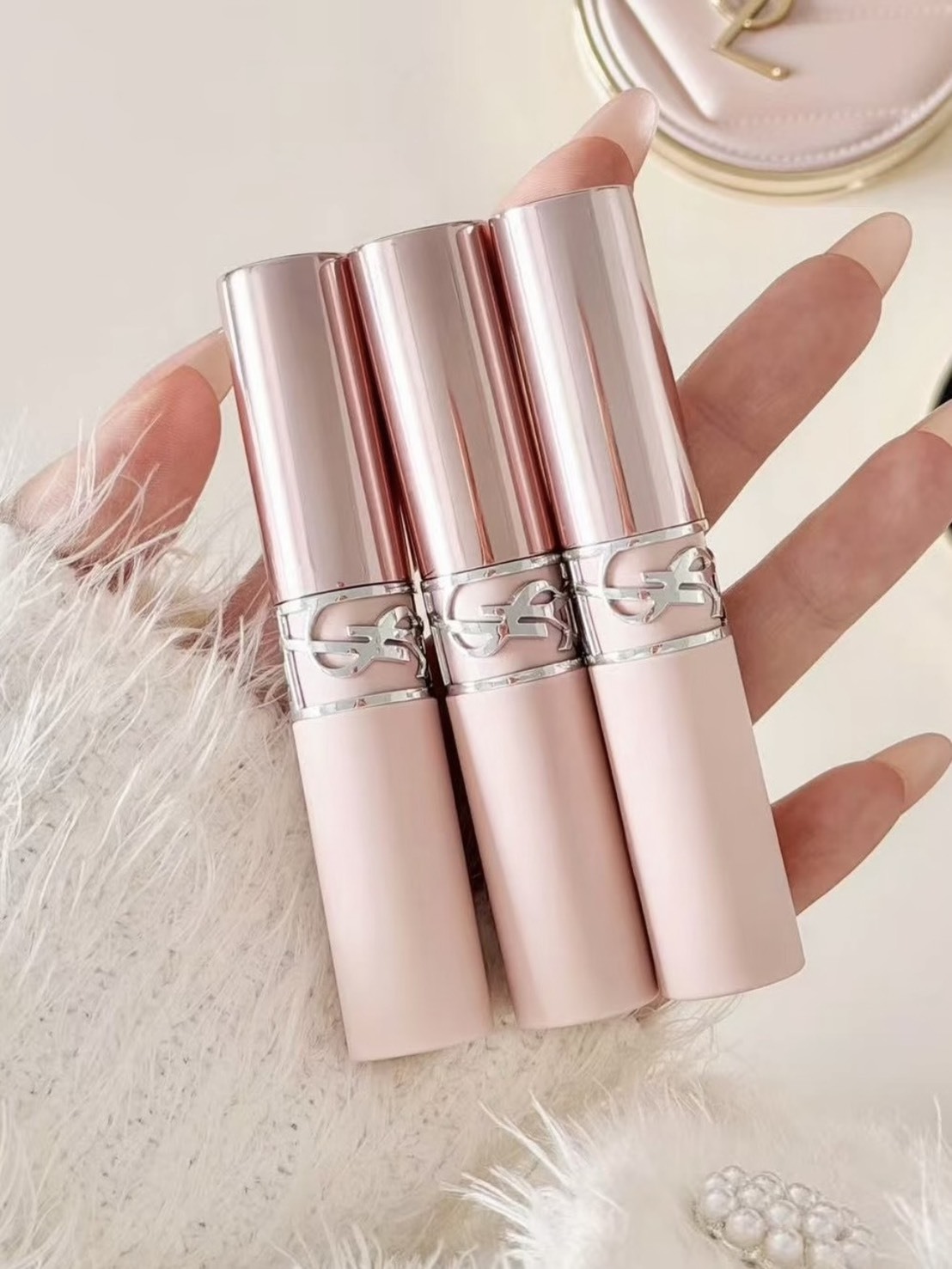 <絕美粉管💕> YSL 情挑裸吻煙霧唇膏 #4