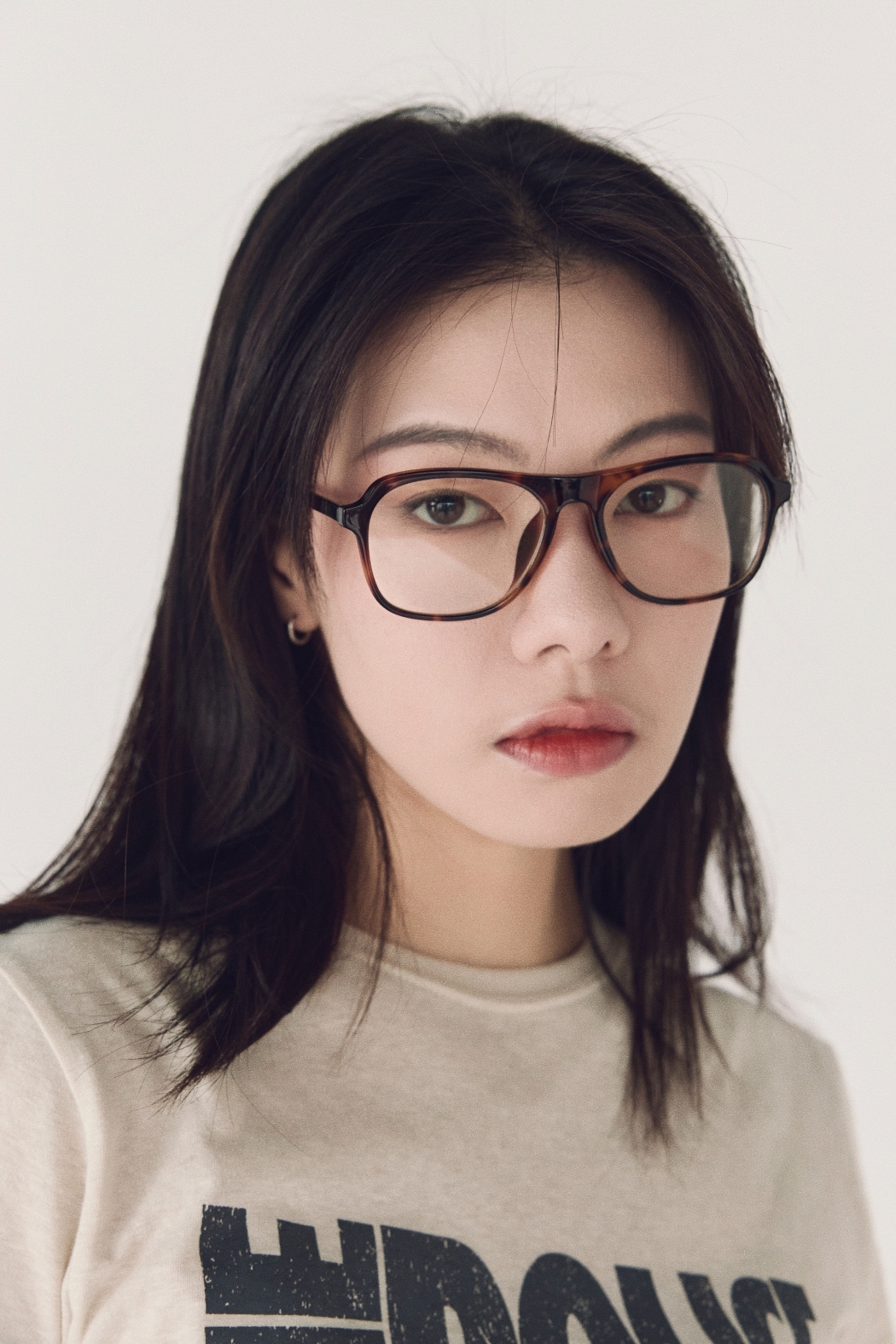 細邊飛行框眼鏡-琥珀