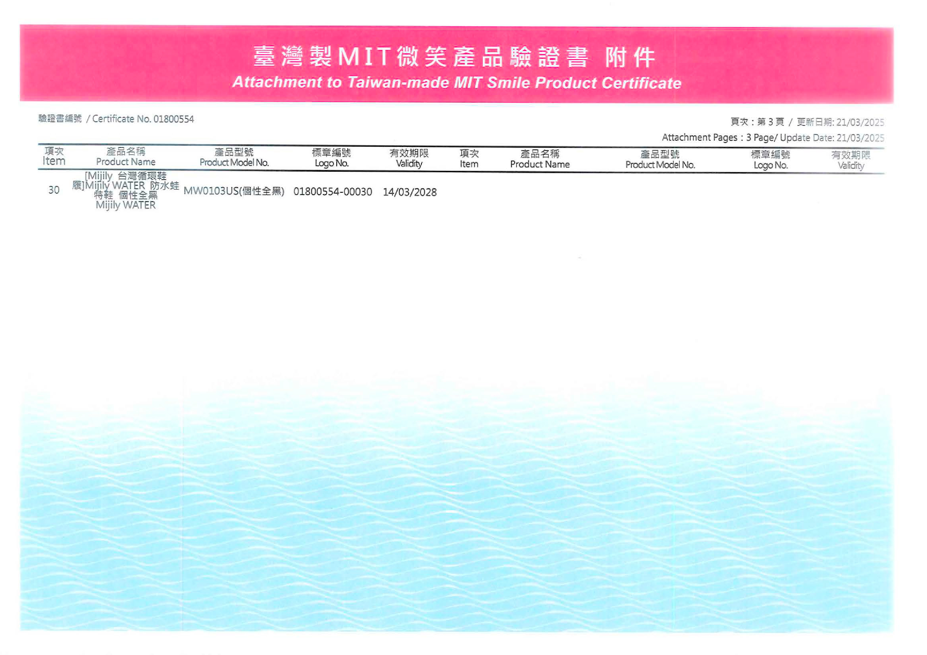 MIT核准驗證書 迪爾國際_MIT證書