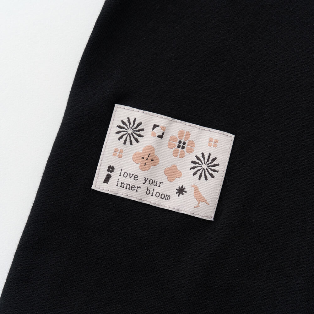 印花樂寬版絹印T恤/