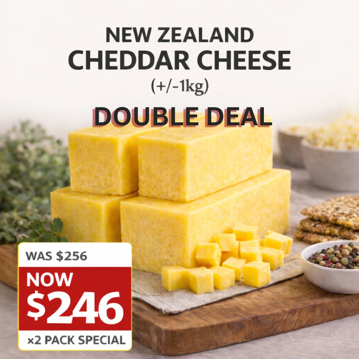 New Zealand Cheddar Cheese Combo