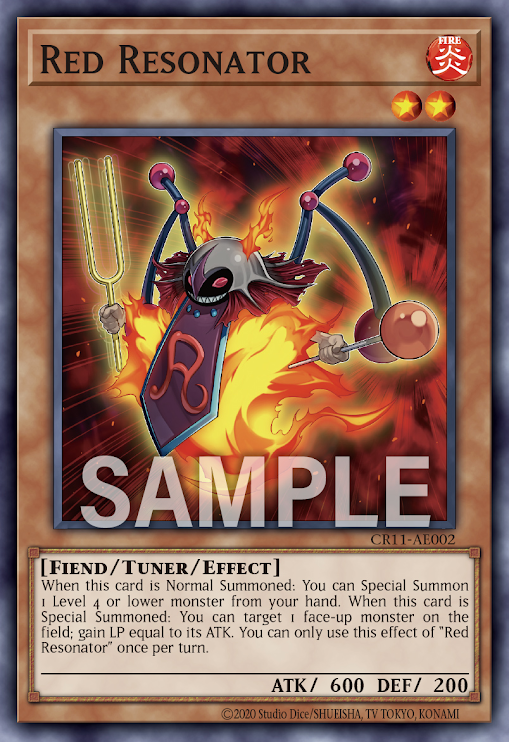 CR11-AE002 Red Resonator(真紅共鳴體)