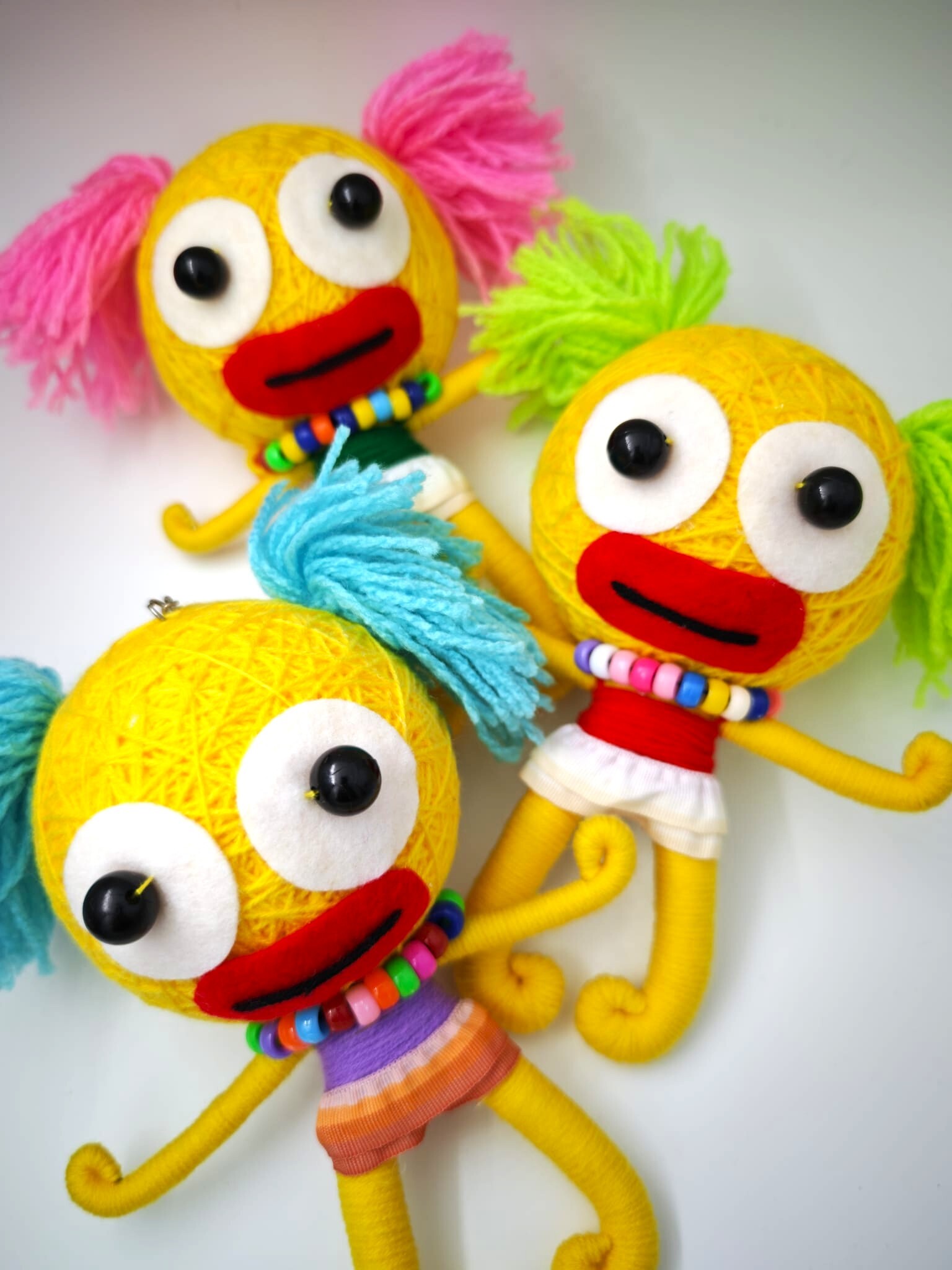 [Amina] Cayhane 日牌Funky Doll 黃色巫毒娃娃吊飾