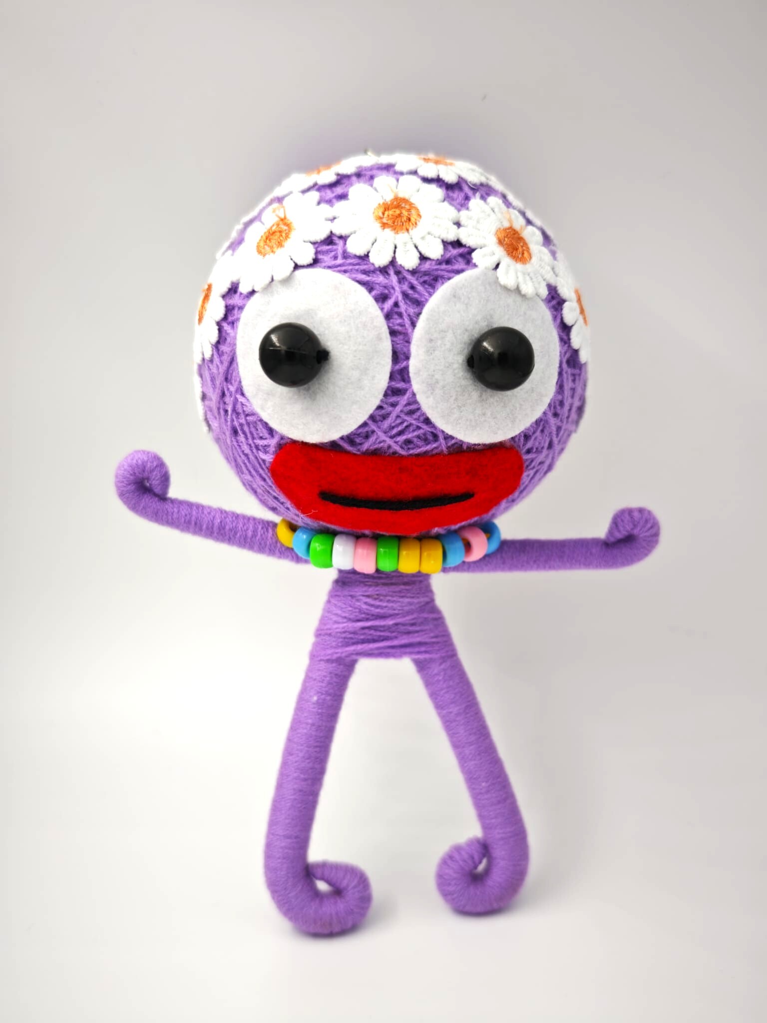 [Amina] Cayhane 日牌Funky Flower Doll紫色巫毒娃娃吊飾