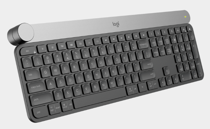 (2026春季限時優惠) Logitech Craft 高階轉鈕無線鍵盤 - 920-008507