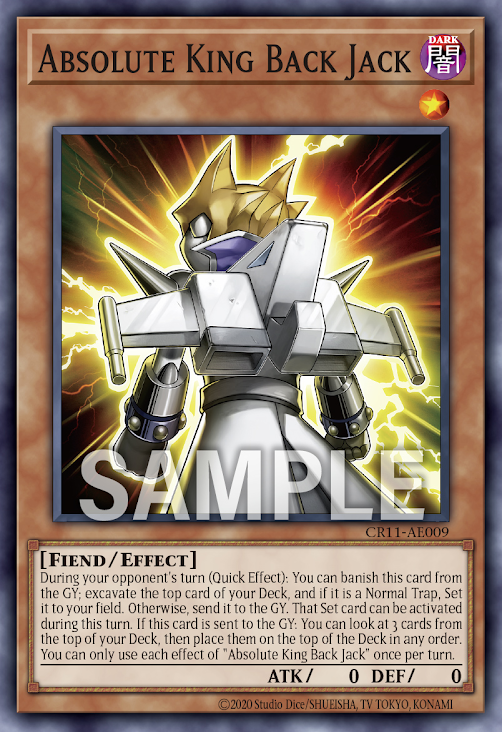 CR11-AE009 Absolute King Back Jack(絕對王 背包傑克)