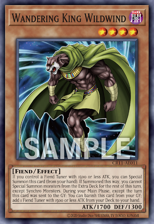 CR11-AE011 Wandering King Wildwind(風來王 野風)