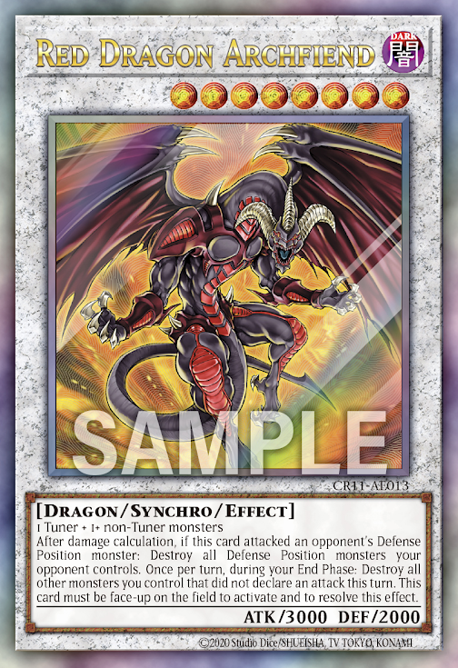 CR11-AE013 (UTR)Red Dragon Archfiend(紅惡魔龍)