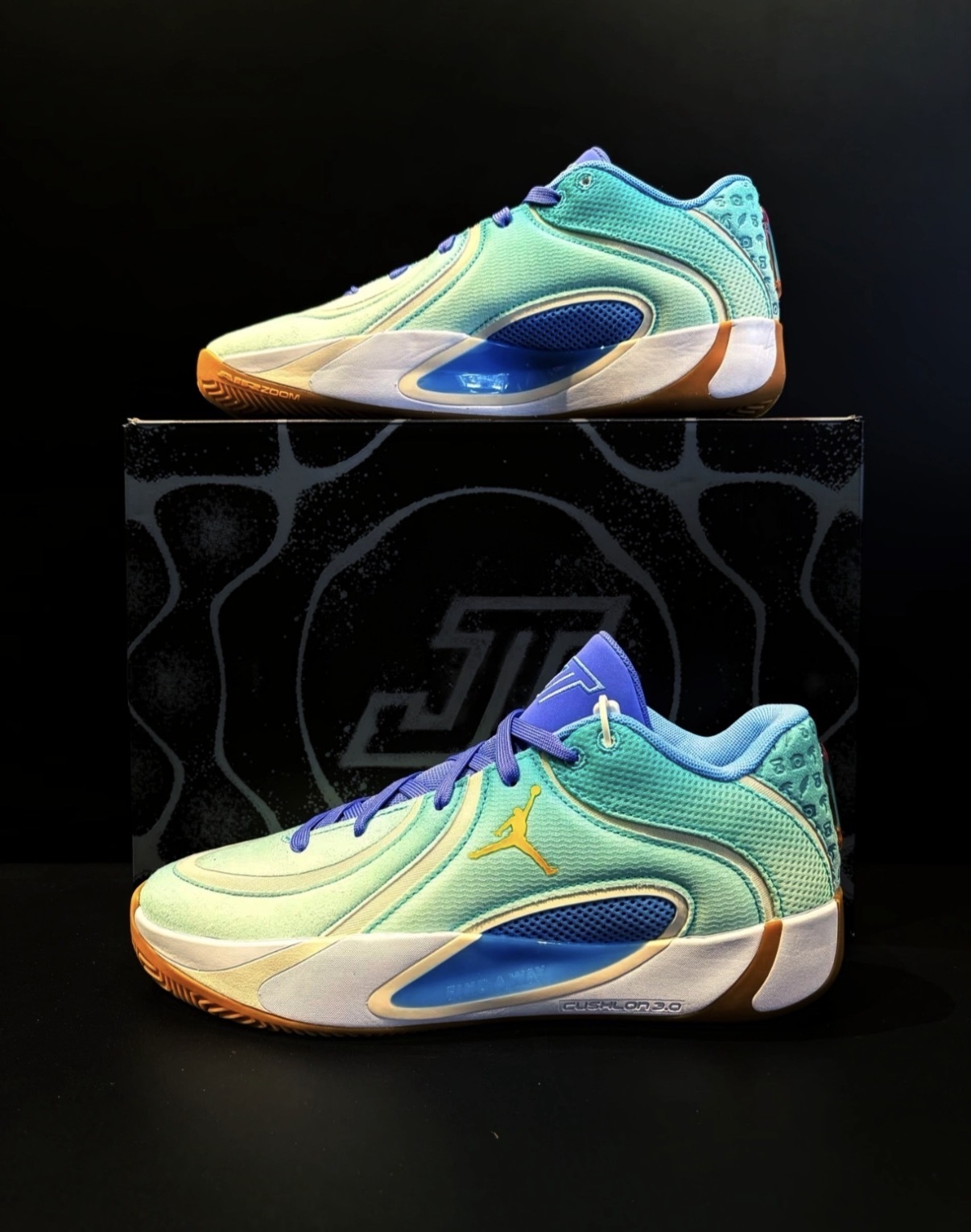 男鞋 NIKE JORDAN TATUM 4 SE PF 'Sapphire' 薄荷綠 夏日 海灘 氣墊 緩震 實戰鞋 籃球鞋【II3806-300】