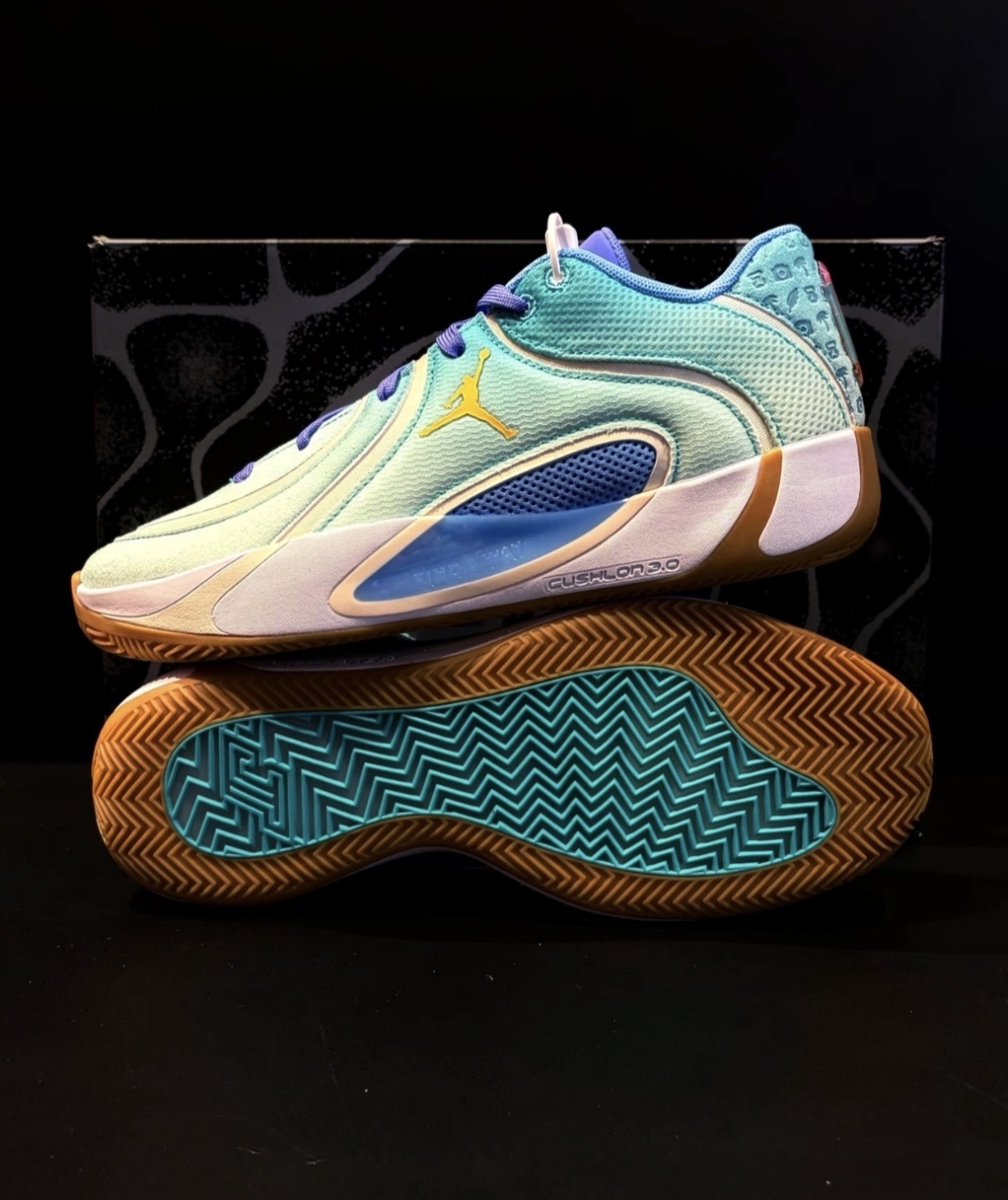 男鞋 NIKE JORDAN TATUM 4 SE PF 'Sapphire' 薄荷綠 夏日 海灘 氣墊 緩震 實戰鞋 籃球鞋【II3806-300】