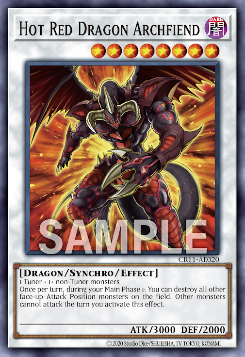 CR11-AE020 Hot Red Dragon Archfiend(琰魔龍 紅惡魔)