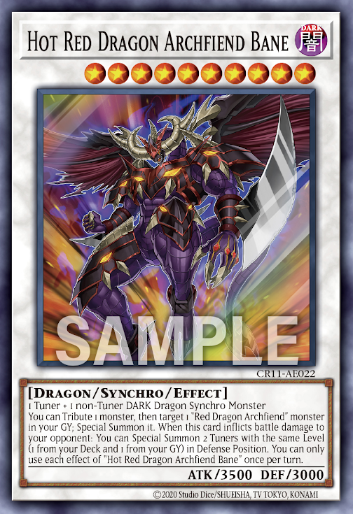CR11-AE022 (SR)Hot Red Dragon Archfiend Bane(琰魔龍 紅惡魔葬)