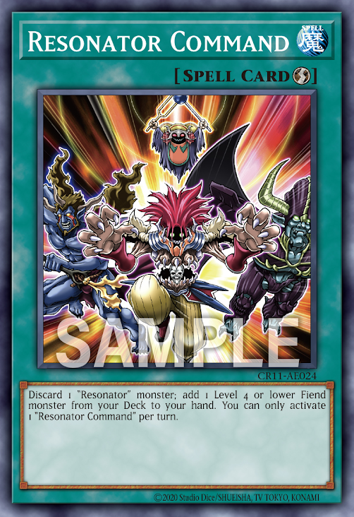 CR11-AE024 Resonator Command(指令共鳴體)