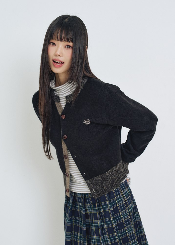 【直播】LMR LX041359 撞色圓領外套(BQQCDZW404)