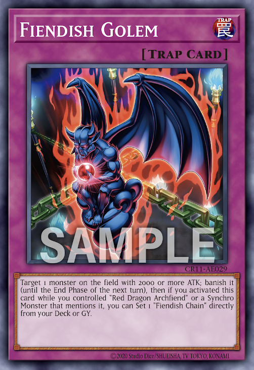 CR11-AE029 Fiendish Golem(魔石像)