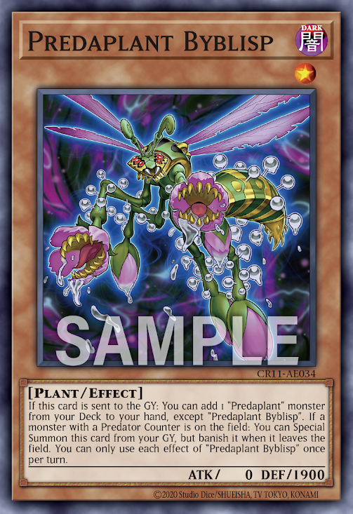 CR11-AE034 Predaplant Byblisp(捕食植物 彩虹草蜂)