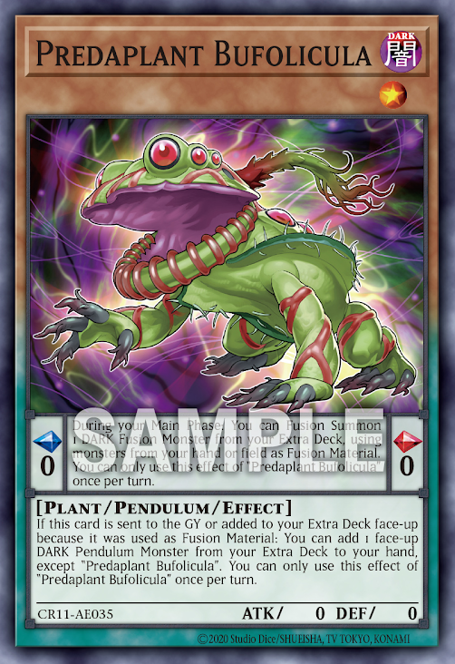 CR11-AE035 Predaplant Bufolicula(捕食植物 土瓶草蟾蜍)