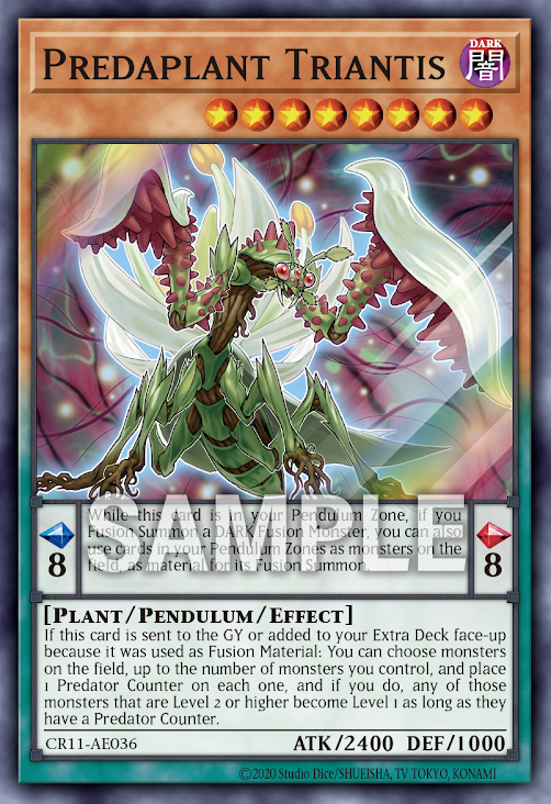 CR11-AE036 (SR)Predaplant Triantis(捕食植物 假水仙螳螂)