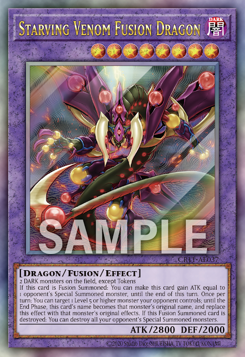 CR11-AE037 (UTR)Starving Venom Fusion Dragon(飢餓毒融合龍)