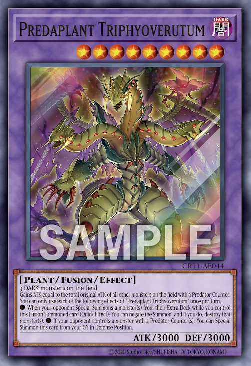 CR11-AE044 (SR)Predaplant Triphyoverutum(捕食植物 三首穗葉藤龍)