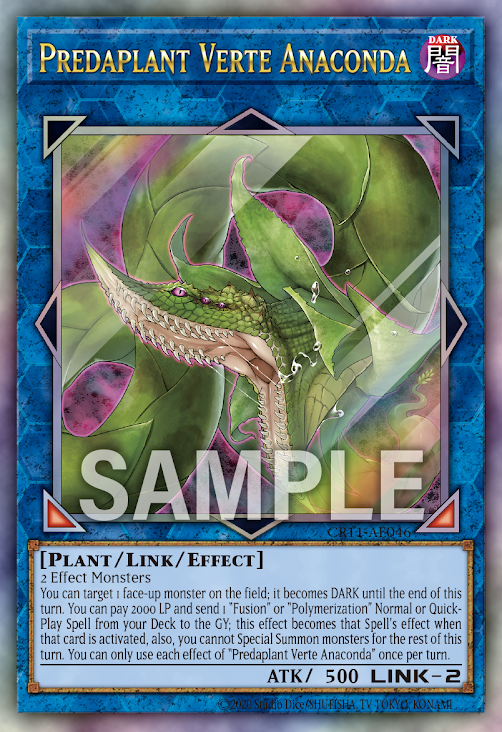 CR11-AE046 (UTR/PSER)Predaplant Verte Anaconda(捕食植物 佛德角蟒蛇)