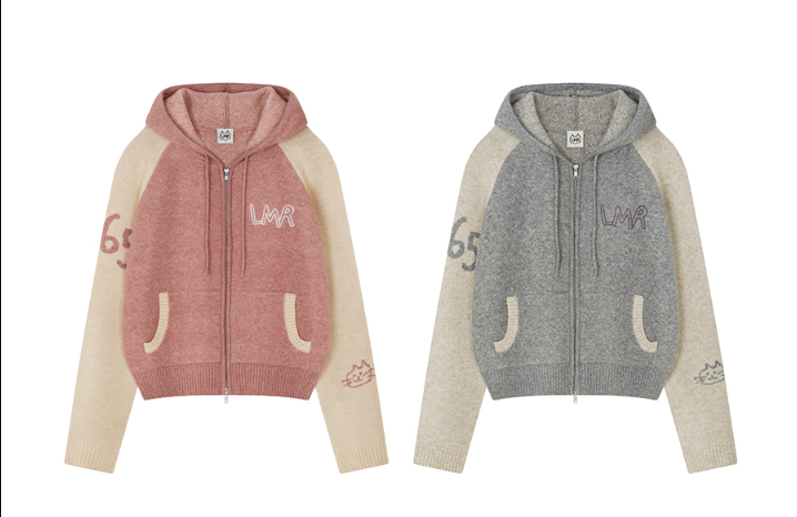 【直播】LMR LX041361 針織拉鏈連帽外套(BQQZPZW402)