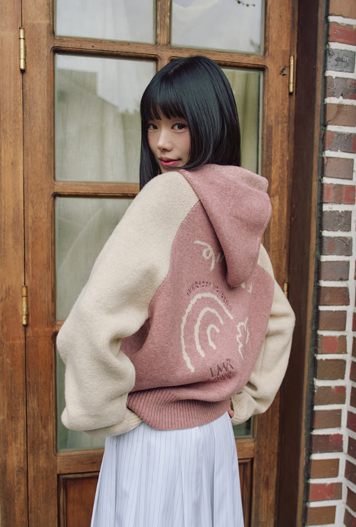 【直播】LMR LX041361 針織拉鏈連帽外套(BQQZPZW402)