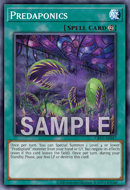 CR11-AE047 Predaponics(捕食花盆)