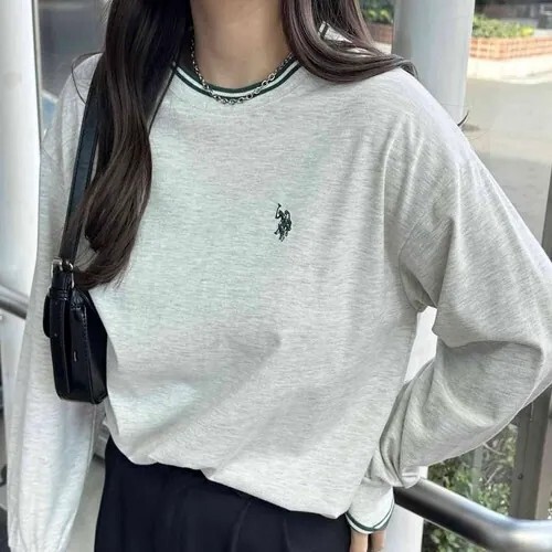 <換季折扣🏷️> U.S. POLO ASSN.  x GeeRA  撞色長袖上衣 4色