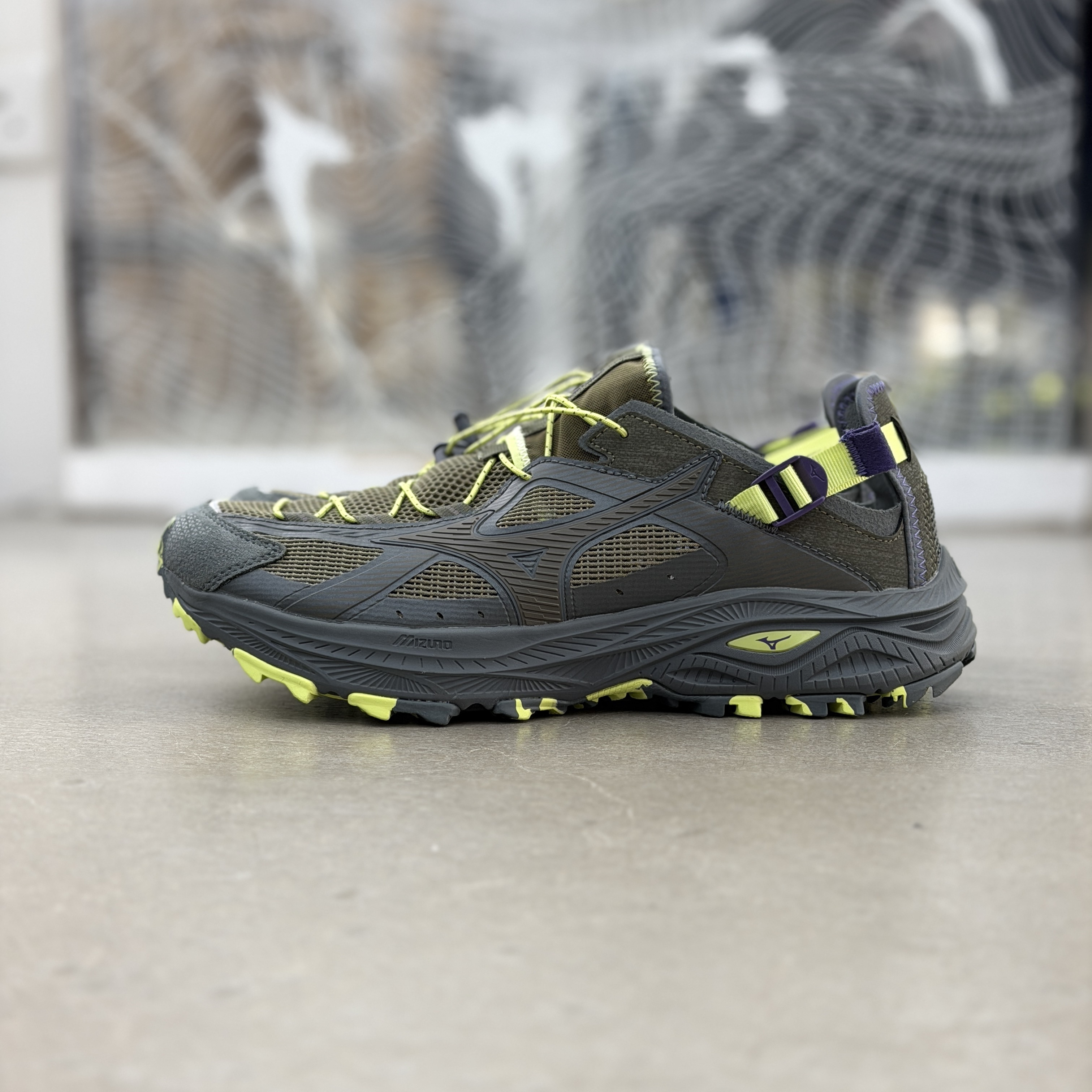 Mizuno Racer Trail SE V2- Grey Green l D1GH261202