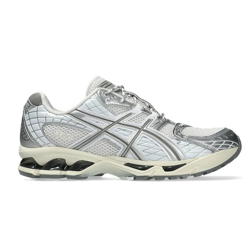 男鞋 ASICS GEL-NIMBUS 10.1 白銀 緩震 支撐 網眼 透氣 運動 休閒鞋【1203A761-102】