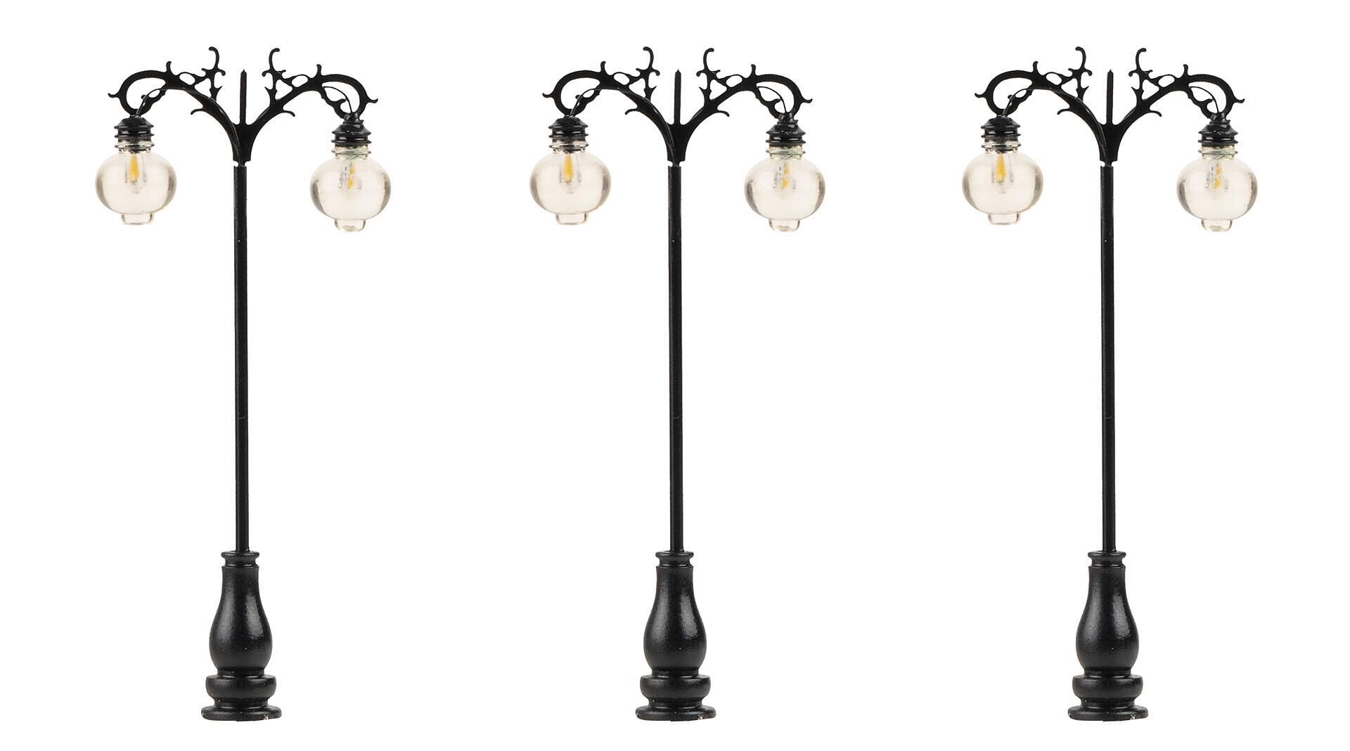 Faller 180115 HO Scale LED Lights, pendant luminaires, warm white, 3 pieces