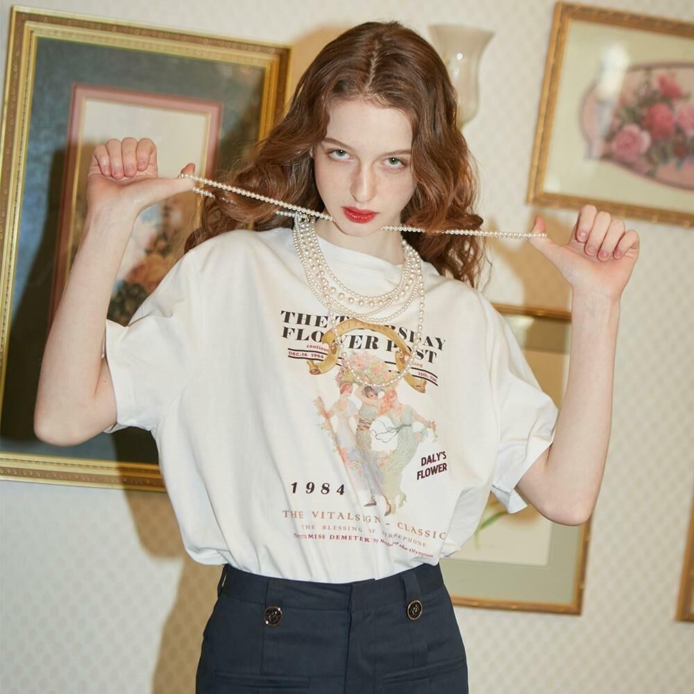 VITALSIGN Flower Post T-shirt