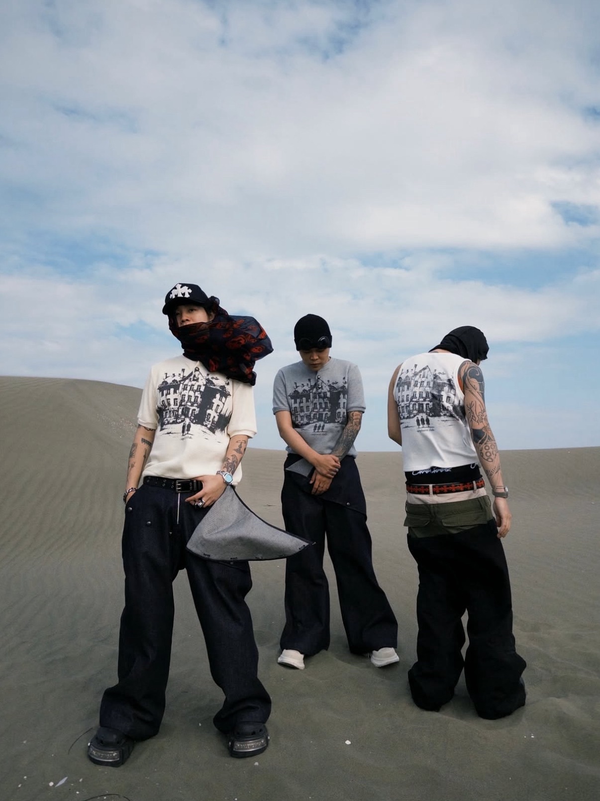Orphans triple waist utility trousers
