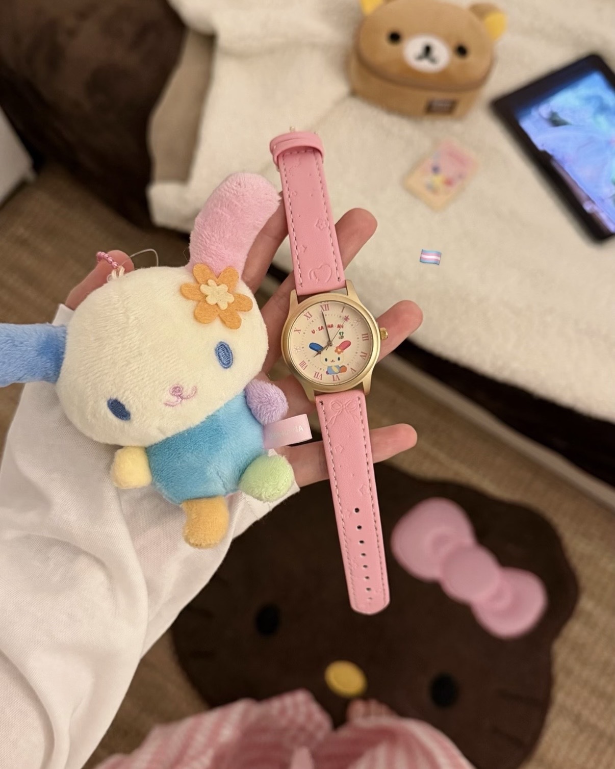 SANRIO 三麗鷗家族 MY ROOM 系列 HELLO KITTY 布丁狗 酷洛米 帕恰狗 大耳狗 KITTY貓 凱蒂貓 人魚漢頓 花小兔 腕錶 手錶 盲盒 / 預購