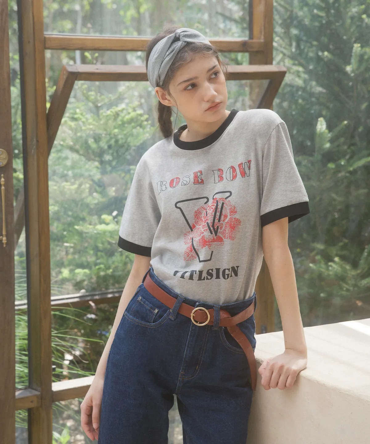 VITALSIGN Rosebau Ringer T-Shirt