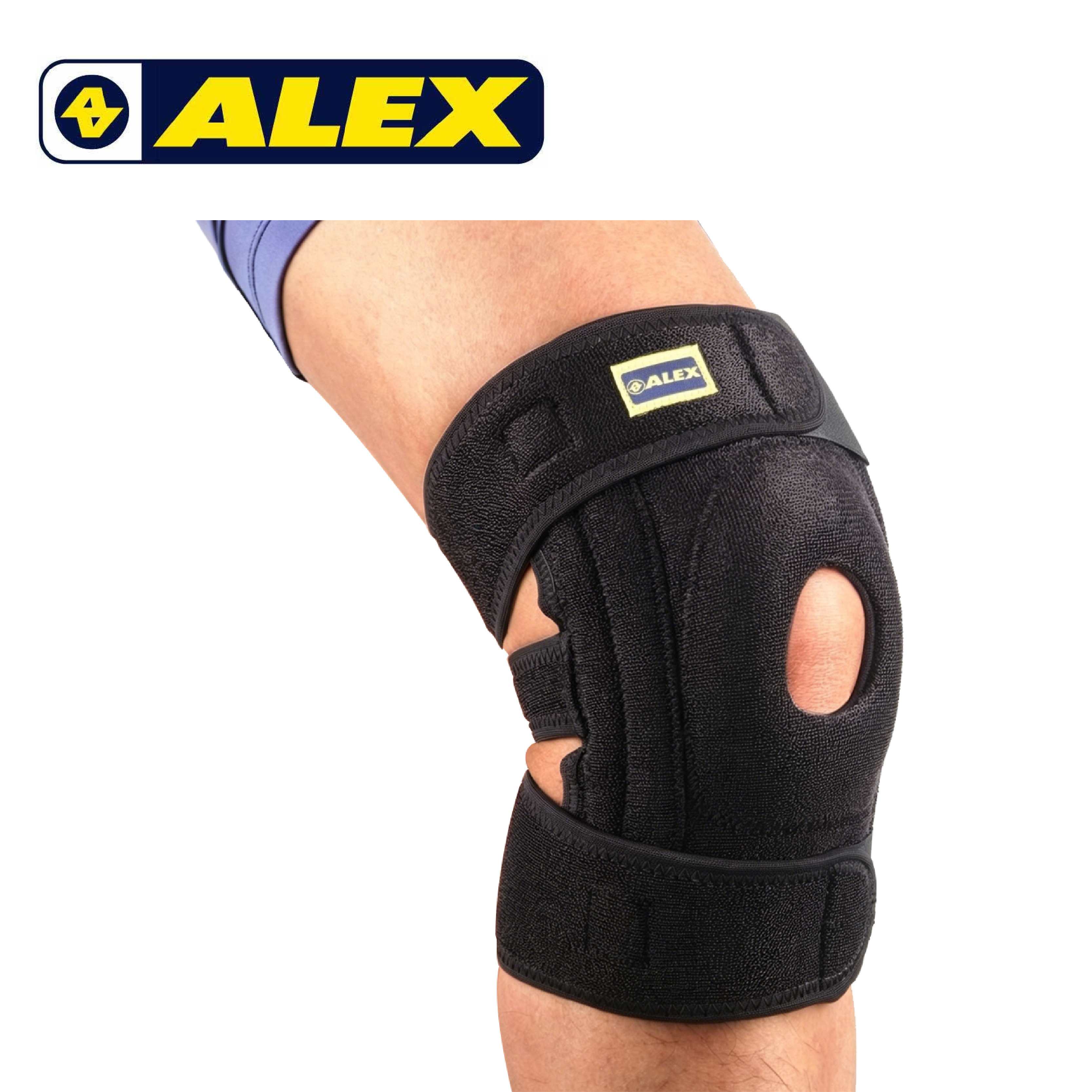 ALEX 台灣 調整型雙側條護膝 83AL0T24