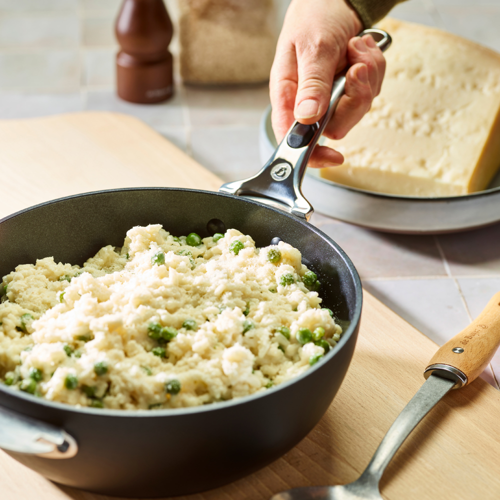 LOQY CERANOA 活動柄系列 l 陶瓷不沾深煎鍋 (需另選購握柄-適用IH爐)